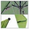 California Umbrella 11' Black Aluminum Market Patio Umbrella, Sunbrella Spectrum Cilantro 194061333143 - alternate 2